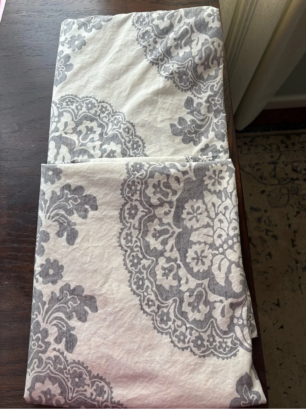 Pottery Barn Lucianna Medallion King Shams